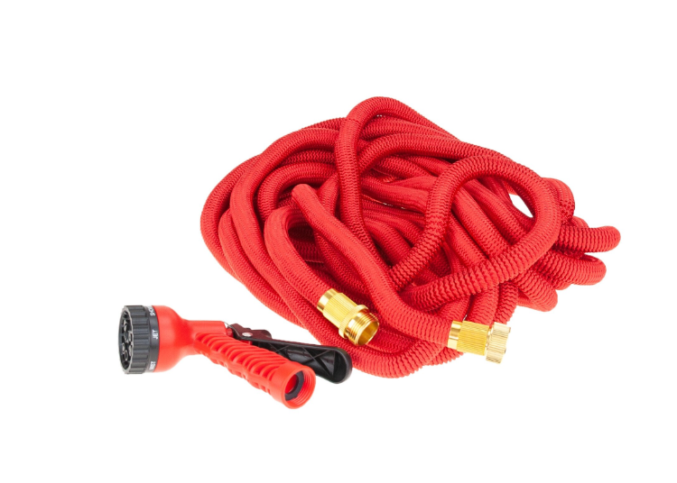 Furtun Extensibil Gradina 37M Magic Garden Hose Cu Accesoriu pentru Stropit, 8 Functii, Rezistent La Presiune, Diverse Culori
