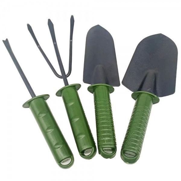 Kit Intretinere Gradina – 4 x Unelte Sapat, Furtun Extensibil 30M cu Accesoriu de Stropit si Manusi cu Gheare