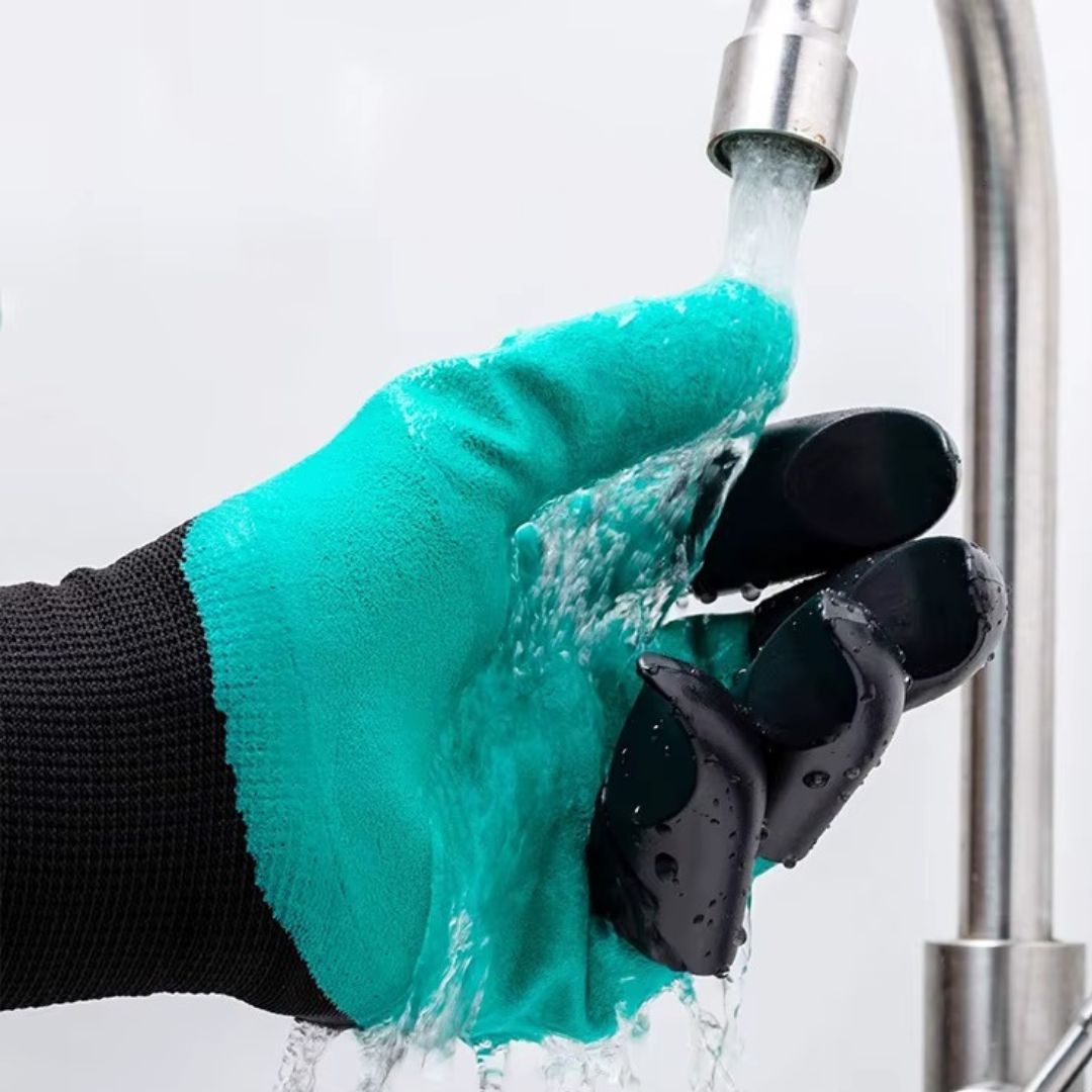 Set 2 x Manusi Gradinarit cu Gheare pentru Plantare si Sapat – Manusi Protectie Gradina Rezistente si Impermeabile