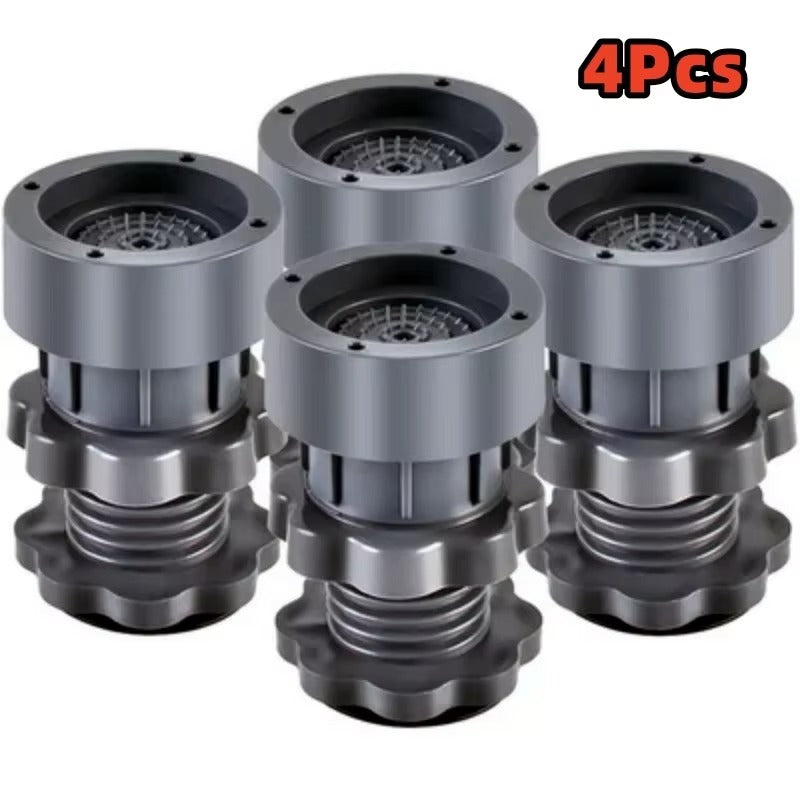 Set 4 x Picioruse Reglabile Pentru Masina de Spalat, Anti-zgomot si Antiderapante