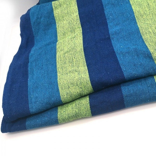 Set 2 x Hamac Colorat cu Bare din Lemn 200x80 cm – Hamac Gradina, Terasa si Camping din Bumbac Rezistent
