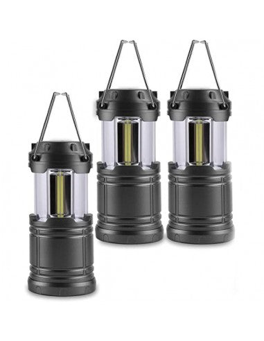 Set 3 x Lampa Solara LED Camping Shenyu, Reincarcabila, Portabila, Lumina Puternica 360°