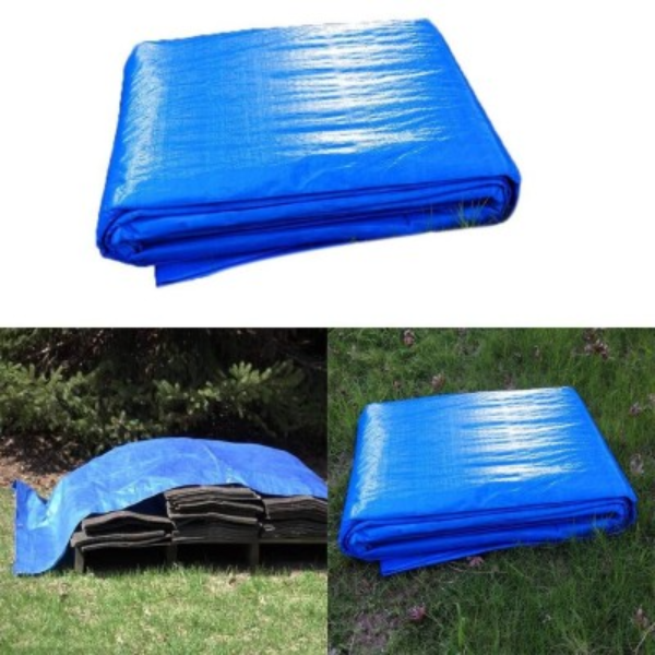 Prelata Impermeabila 5x5 m, Rezistenta la Apa si UV, Prelata Protectie Exterior pentru Lemne, Acoperis, Gradina