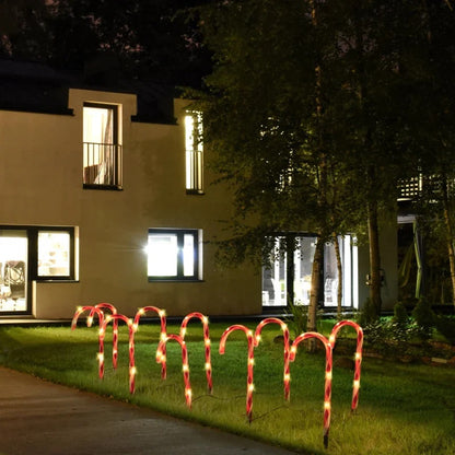 Set 5 x Decoratiune Luminoasa Exterior Tip Baston Acadea– Instalatie LED pentru Gradina