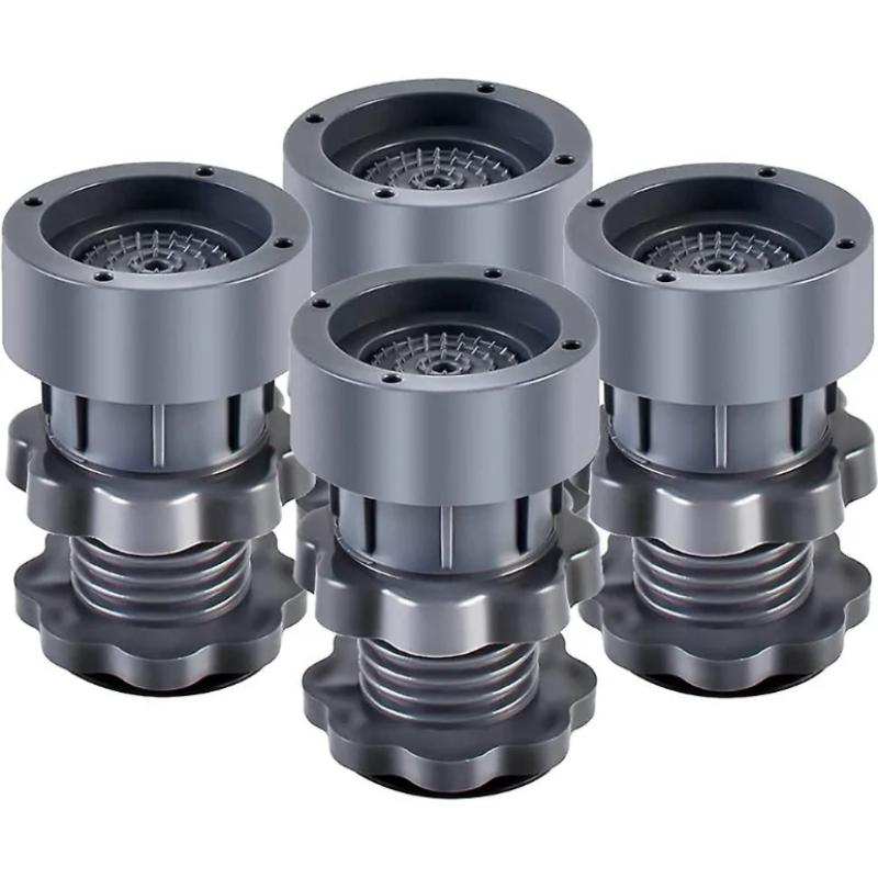Set 4 x Picioruse Reglabile Pentru Masina de Spalat, Anti-zgomot si Antiderapante