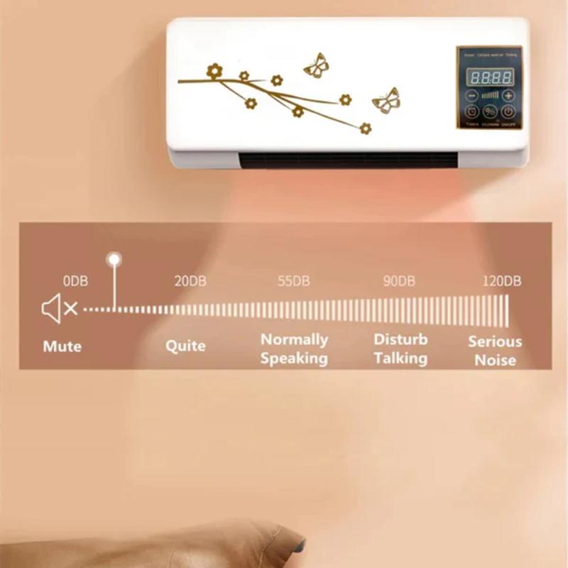 Aeroterma Portabila 2 in 1 cu Telecomanda, Functie de Racire si Incalzire, Design Compact