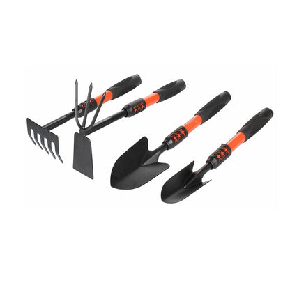Set 8 Unelte Gradina cu Maner Ergonomic – Lopata, Grebla, Sapa si Accesorii pentru Plantare si Intretinere