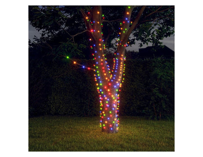 Set 3 x Ghirlanda Solara 100 LED, 10 Metri Multicolor – Rezistente la Intemperii, pentru Casa, Curte, Terasa