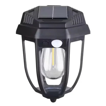 Set 4 x Lampa Solara Felinar LED pentru Gradina cu Senzor de Miscare – Iluminare Exterior, Rezistente la Apa