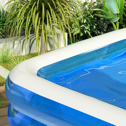 Piscina Gonflabila 200x150 cm pentru Copii si Adulti, Ideala pentru Curte si Gradina, Usor de Instalat