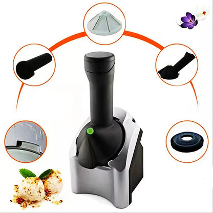 Masina Multifunctionala 3 in 1 pentru Inghetata, Sorbet si Deserturi din Fructe Congelate - Putere Mare, Design Compact!