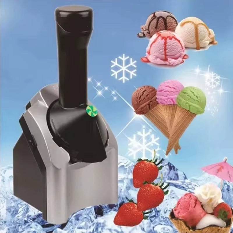 Masina Multifunctionala 3 in 1 pentru Inghetata, Sorbet si Deserturi din Fructe Congelate - Putere Mare, Design Compact!