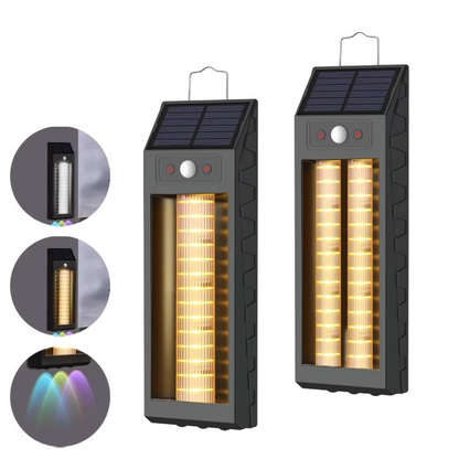 Lampa Solara 30W Color Ultra Puternica – Iluminare Automata Exterior cu Senzor de Miscare