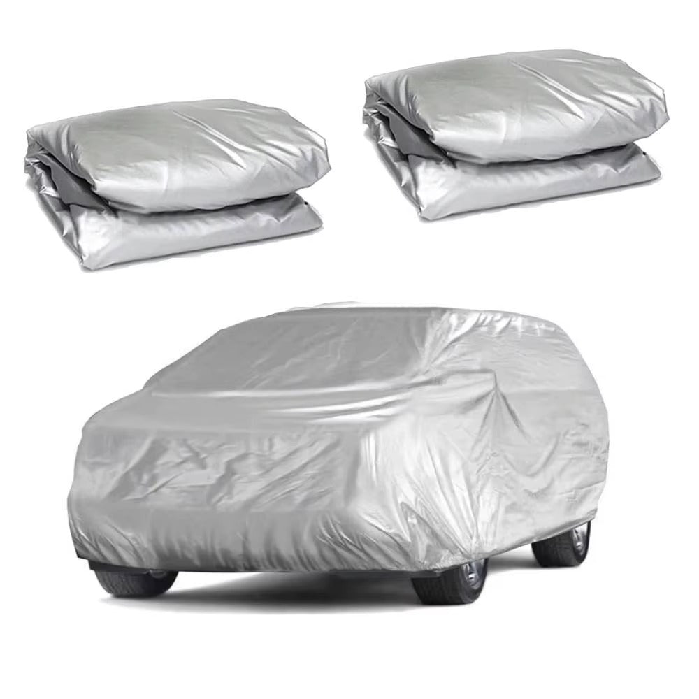 Husa Auto Universala Marimea M, Impermeabila si Rezistenta UV, Protectie Totala Impotriva Ploii, Prafului si Zapezii, Potrivita pentru SUV si Sedan BAS