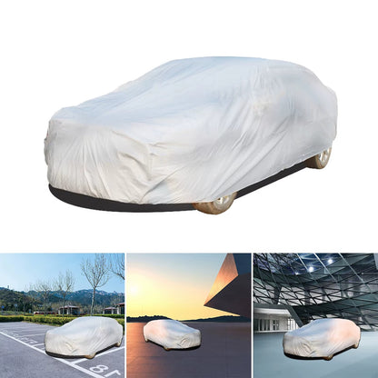 Husa Auto Universala Marimea M, Impermeabila si Rezistenta UV, Protectie Totala Impotriva Ploii, Prafului si Zapezii, Potrivita pentru SUV si Sedan BAS
