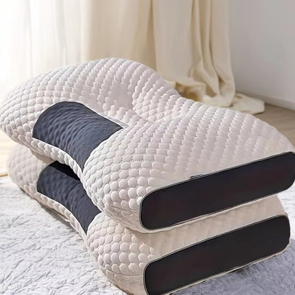 Set 2 Perne Tricotate din Bumbac cu Protectie Cervicala pentru Gat, Ortopedice, Confortabile BAS