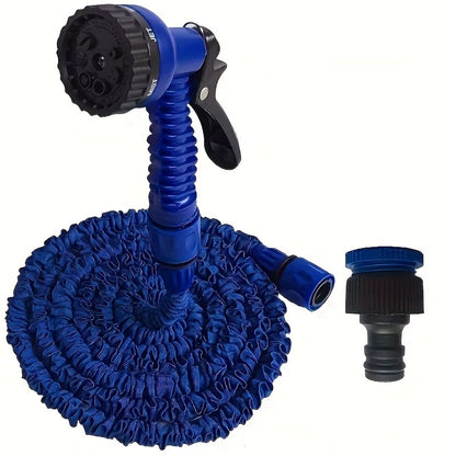 Set Plasa Anti Insecte Magnetica pentru Usa + Furtun Extensibil 45M cu Accesoriu de Stropit – Pachet Util pentru Casa si Gradina