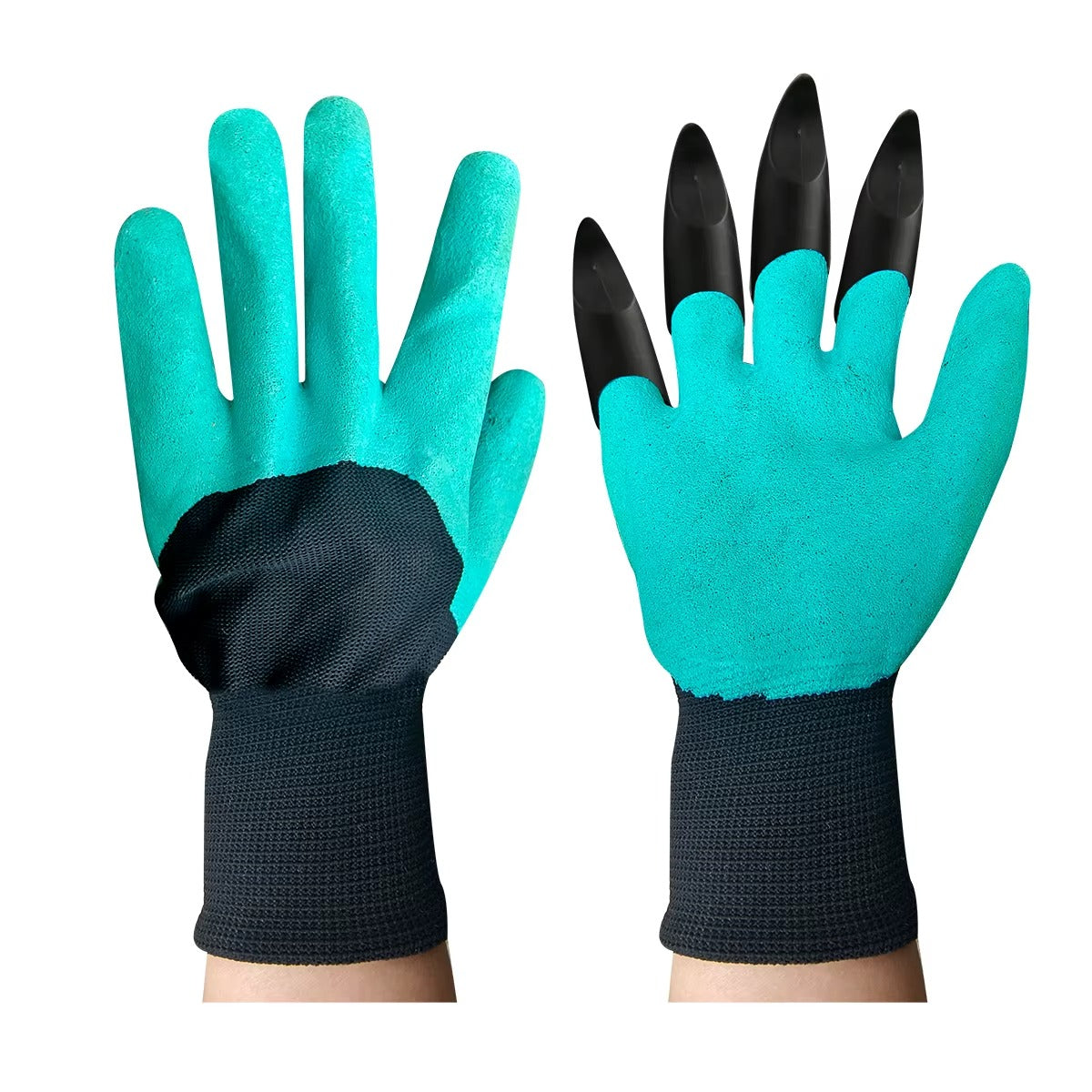 Set 2 x Manusi Gradinarit cu Gheare pentru Plantare si Sapat – Manusi Protectie Gradina Rezistente si Impermeabile