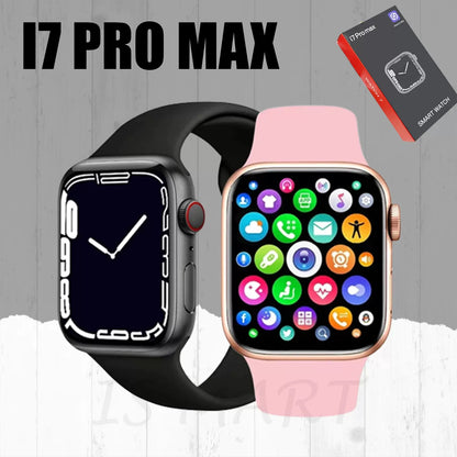 Ceas Inteligent i7 Pro Max, Ecran 1.75”, Apeluri Bluetooth, Monitorizare Sanatate, Rezistent la Apa