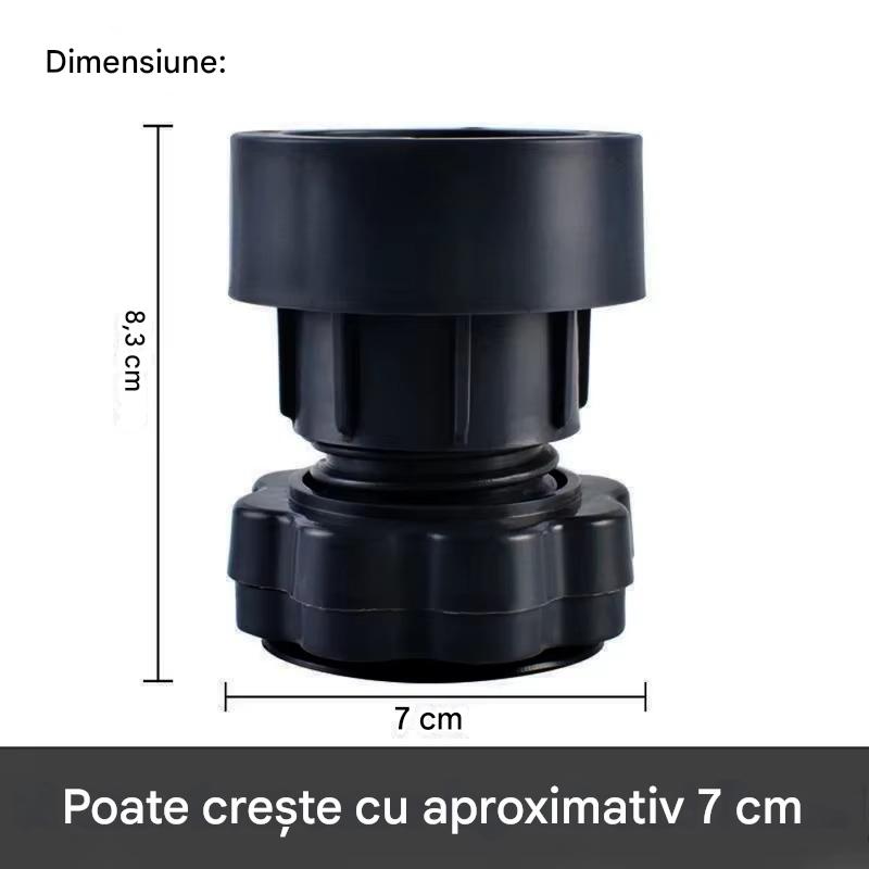 Set 4 x Picioruse Reglabile Pentru Masina de Spalat, Anti-zgomot si Antiderapante