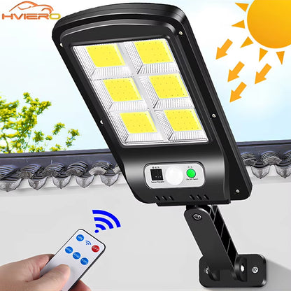 Set 4 x Proiector Solar cu 6 Celule si Senzor – Iluminare Puternica si Economica pentru Exterior
