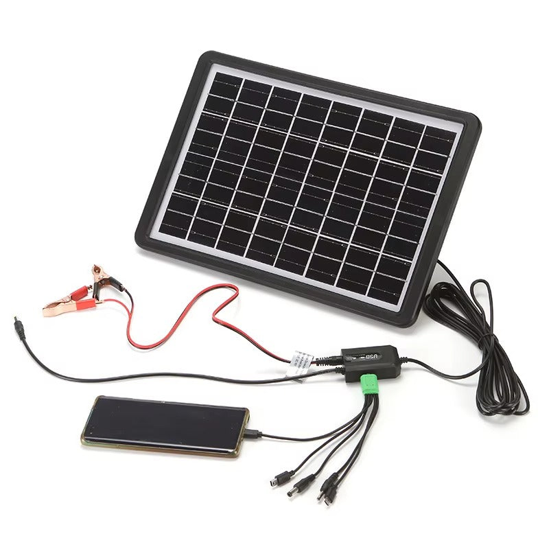 Panou Solar 8W CL-680 Portabil cu Iesire USB – Incarcator Solar pentru Telefon si Dispozitive 5V