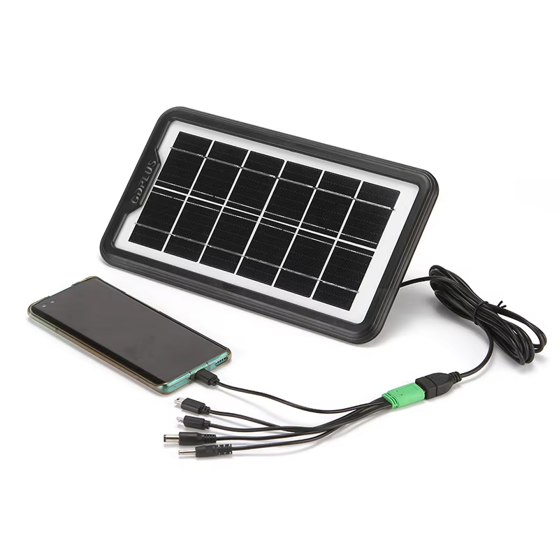 Panou Solar 8W CL-680 Portabil cu Iesire USB – Incarcator Solar pentru Telefon si Dispozitive 5V