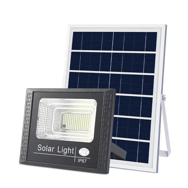 Proiector Solar LED 300W SMD cu Panou Solar si Telecomanda – IP65, Iluminare Puternica pentru Curte si Exterior