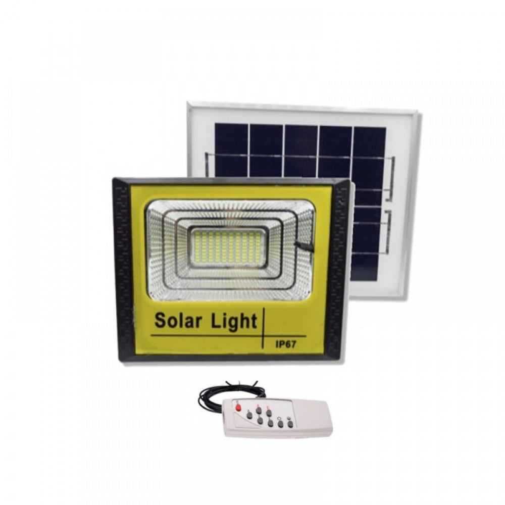 Proiector Solar 60W LED SMD IP67 – Iluminare Exterior Puternica cu Panou Solar Separat