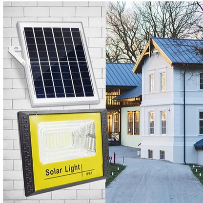 Proiector Solar 60W LED SMD IP67 – Iluminare Exterior Puternica cu Panou Solar Separat
