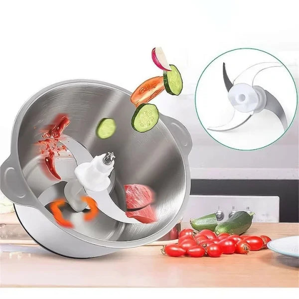 Tocator Electric cu Vas Inox 3L, 300W, Multifunctional, Uz Bucatarie