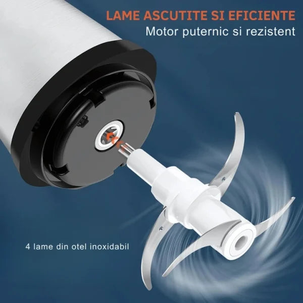 Tocator Electric cu Vas Inox 3L, 300W, Multifunctional, Uz Bucatarie